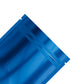 Single-Sided Glossy Lapis Lazuli Blue Mylar Foil Smell Proof Flat Zipper Seal Bags