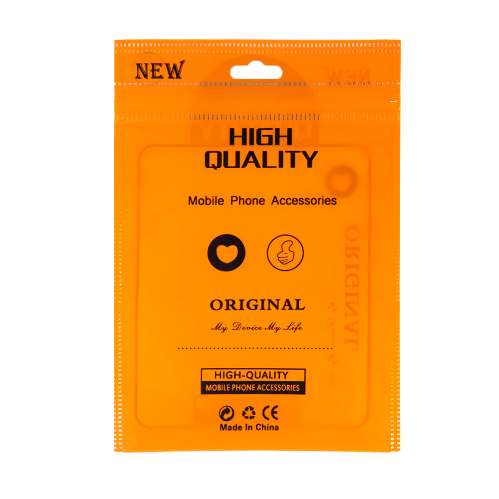 Glossy Clear Window High Quality Design Packaging Flat Zipper Seal Bags with Butterfly Hang Hole