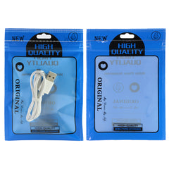Glossy Clear Window High Quality Design Packaging Flat Zipper Seal Bags with Butterfly Hang Hole