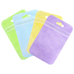 Single Side Clear Flat Zipper Seal Bags – Non-Woven Back QuickQlick® Packaging