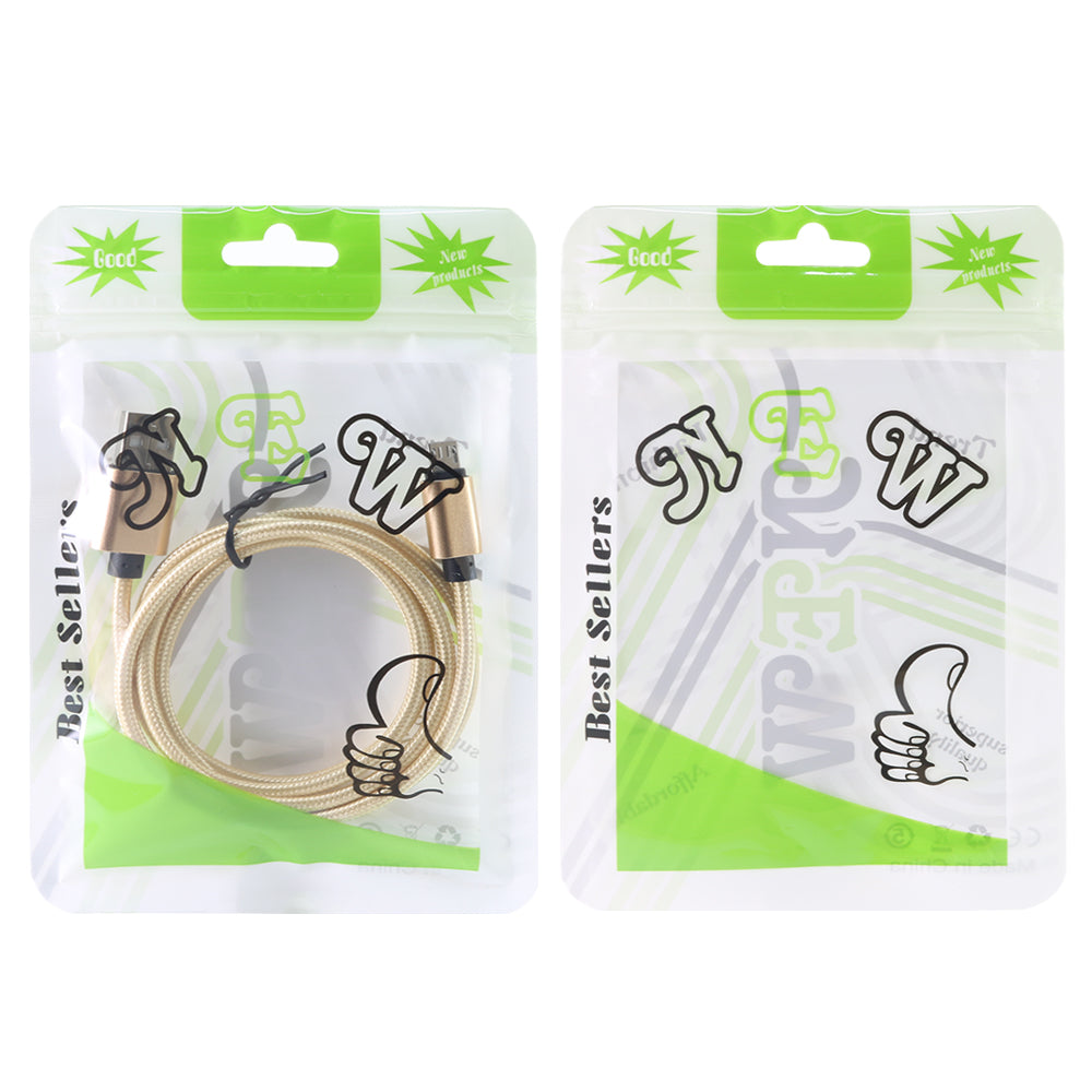 Reusable Flat Zipper Seal Bags – Clear Window & Butterfly Hang Hole QuickQlick® Style