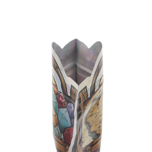 Flat Zipper Seal Bags – Holographic Treasure Hunting Die Cut Backpack Smell Proof Mylar Foil