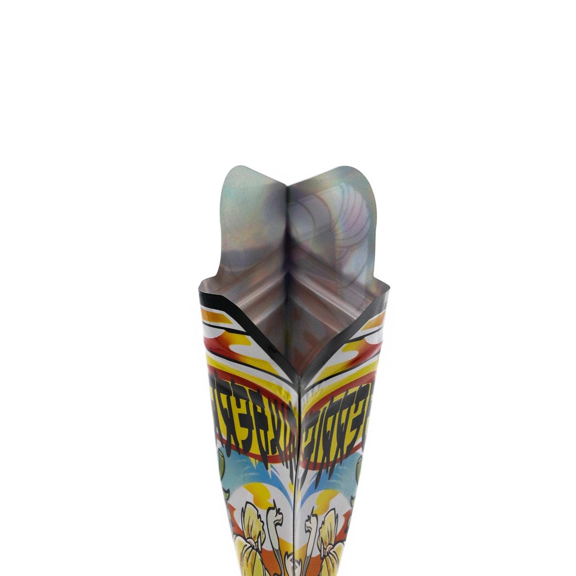 Flat Zipper Seal – Holographic Die Cut Juice Box Smell Proof Mylar Foil