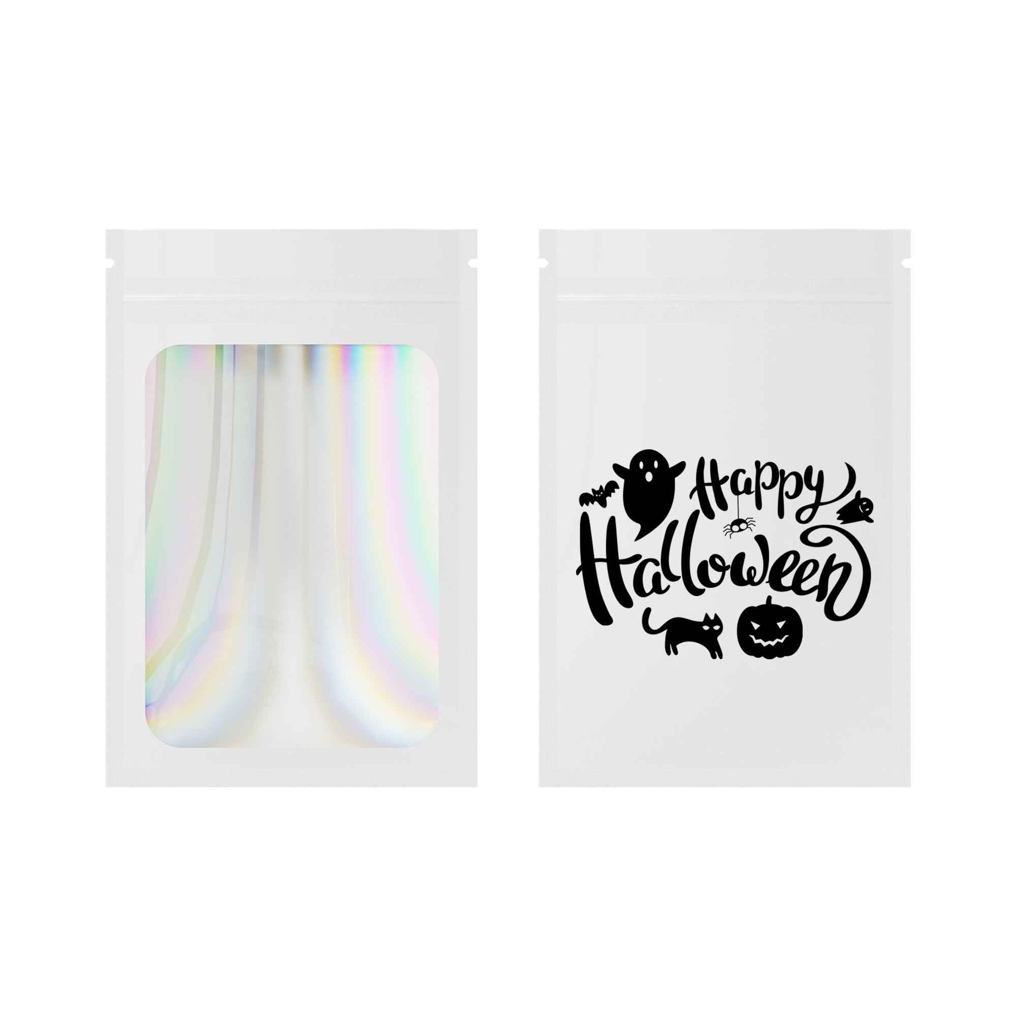 Pre-Designed Halloween Treat Bags – Spooky & Festive Packaging for Candy, Gifts, and Party Favors (Set of 50 - 100 Bags)