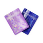 Customizable Clear and Half Gemstone Colored Mylar Flat Zipper Seal Bags (Basic Printing)
