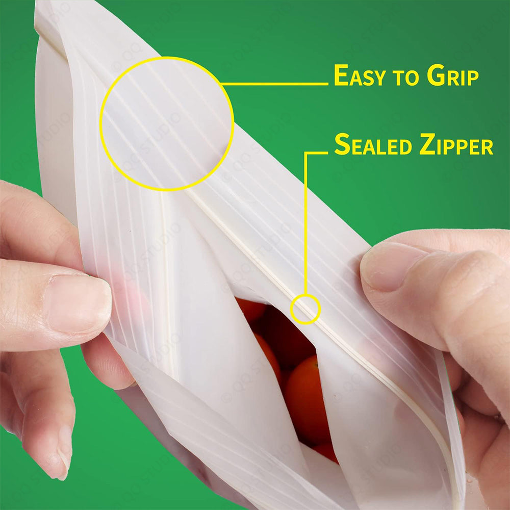 Customizable PLA 100% Compostable Recyclable Flat Zipper Seal Bags(Full Customization)