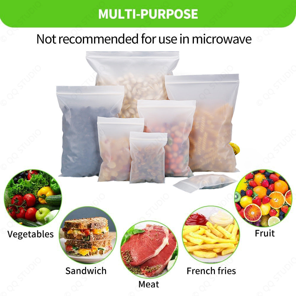 Customizable PLA 100% Compostable Recyclable Flat Zipper Seal Bags(Full Customization)