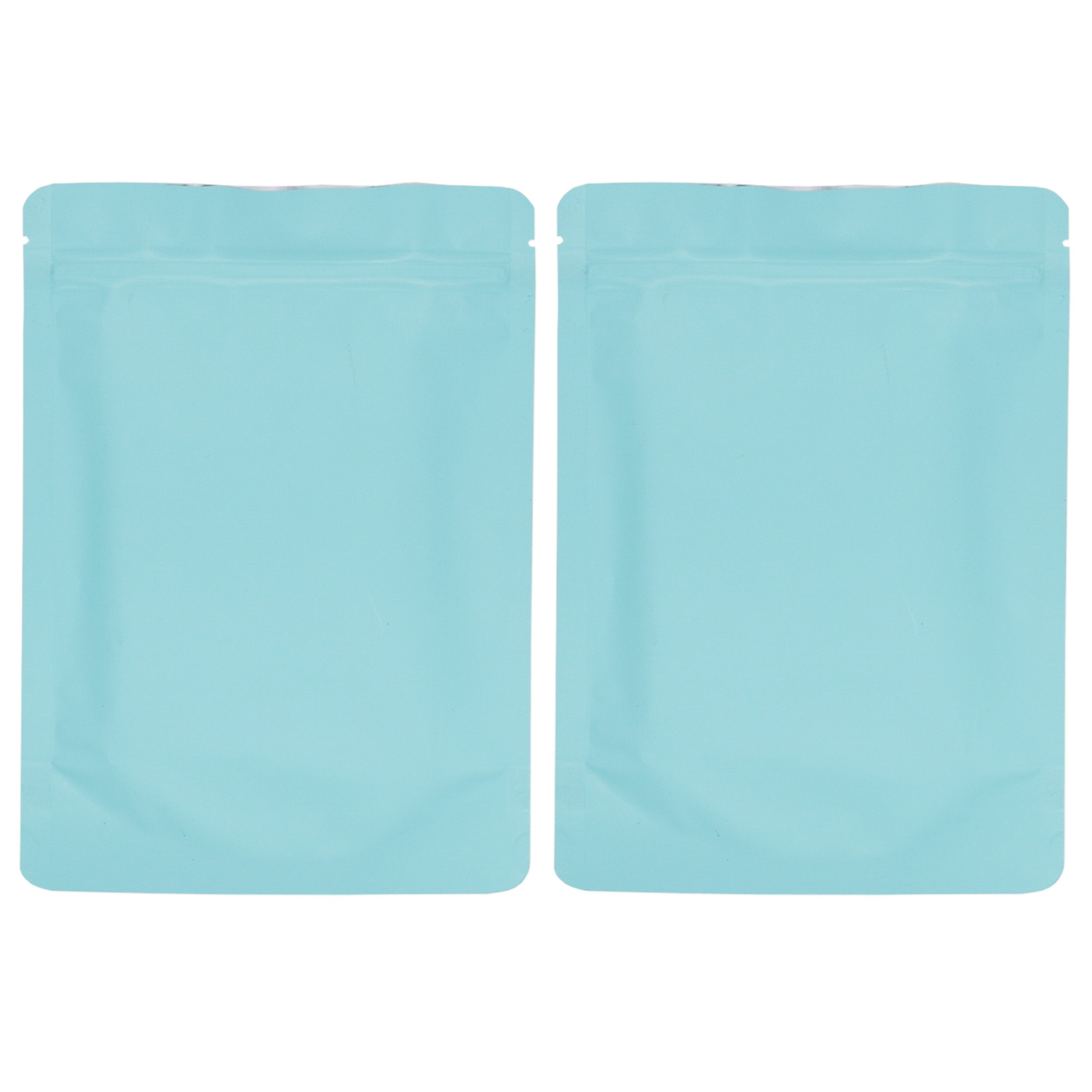 Matte Metalized Foil Stand Strong® Packaging Zip Bags with Rounded Corners