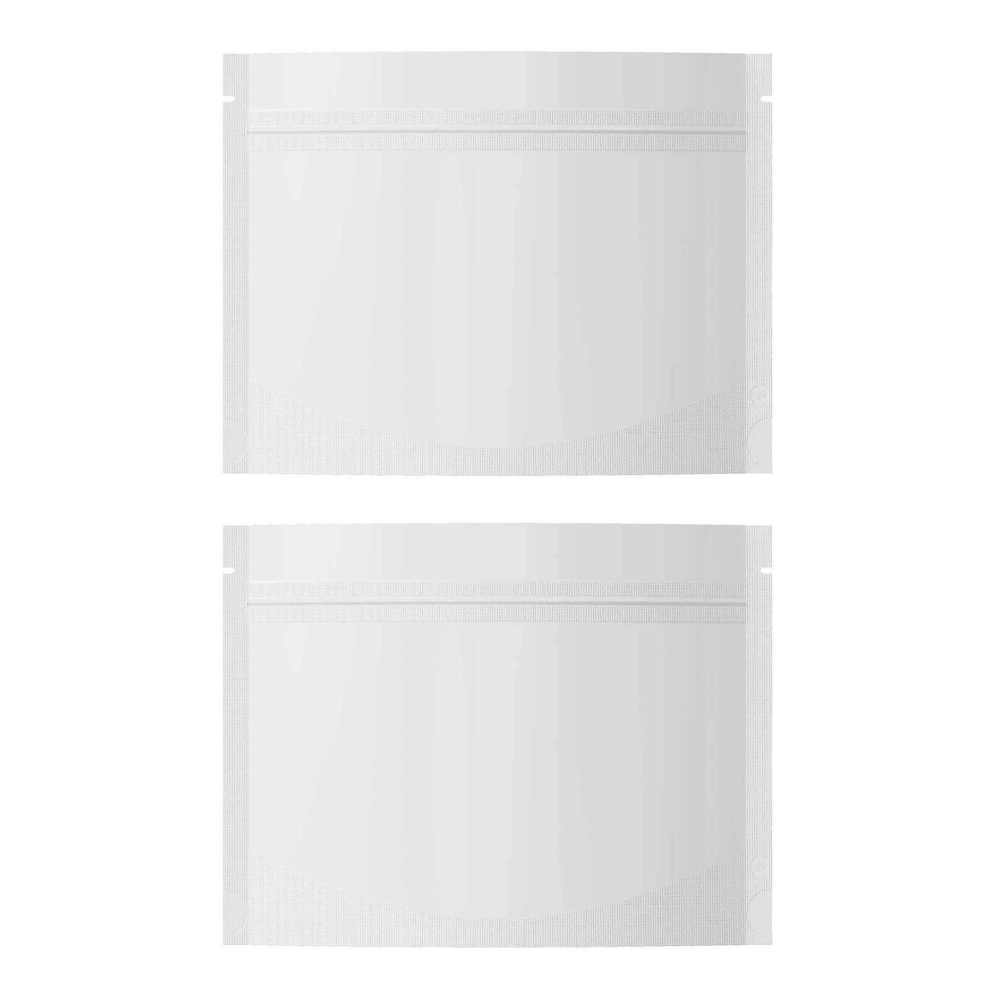 Customizable Double-Sided Glossy Horizontal Mylar Stand Up Zipper Seal Bags (Basic Printing)
