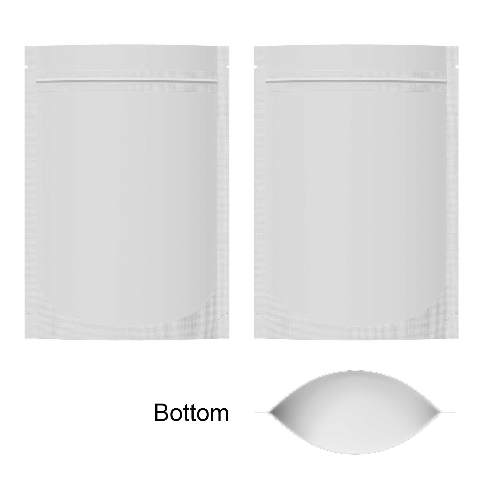 Customizable Matte Metalized Foil Stand Up Packaging Bags With Zipper Seal (Full Customization)