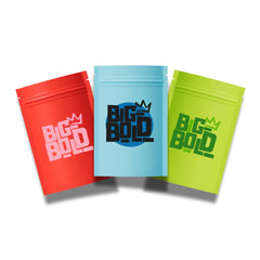 Customizable Matte Metalized Foil Stand Up Packaging Bags With Zipper Seal (Basic Printing)