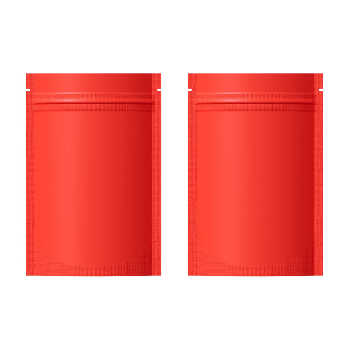 Customizable Matte Metalized Foil Stand Up Packaging Bags With Zipper Seal (Basic Printing)