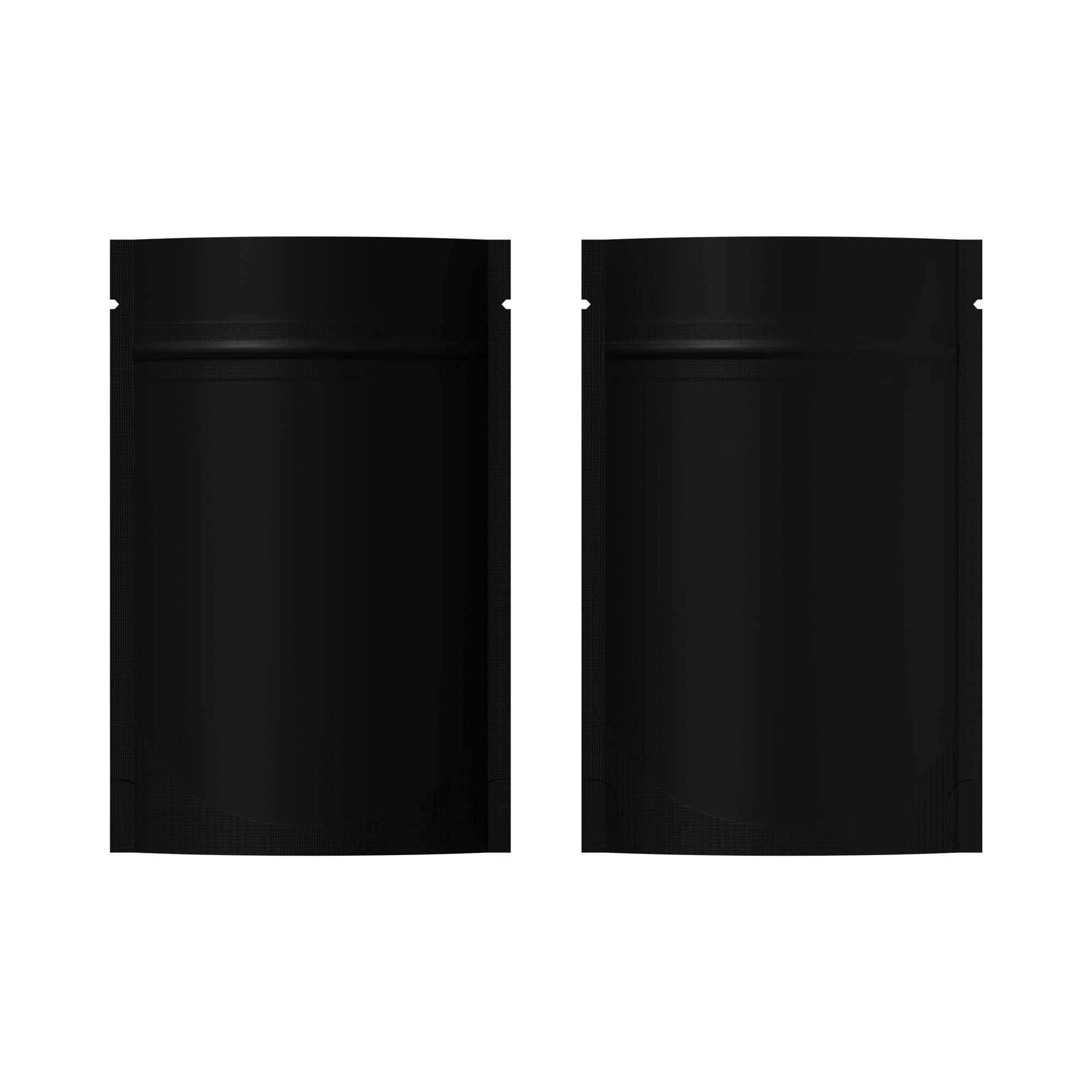 Customizable Double-Sided Matte Mylar Stand Up Zipper Seal Bags (Basic Printing)