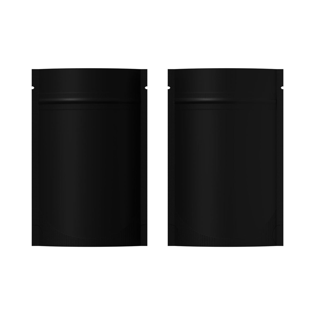 Customizable Double-Sided Matte Mylar Stand Up Zipper Seal Bags (Basic Printing)