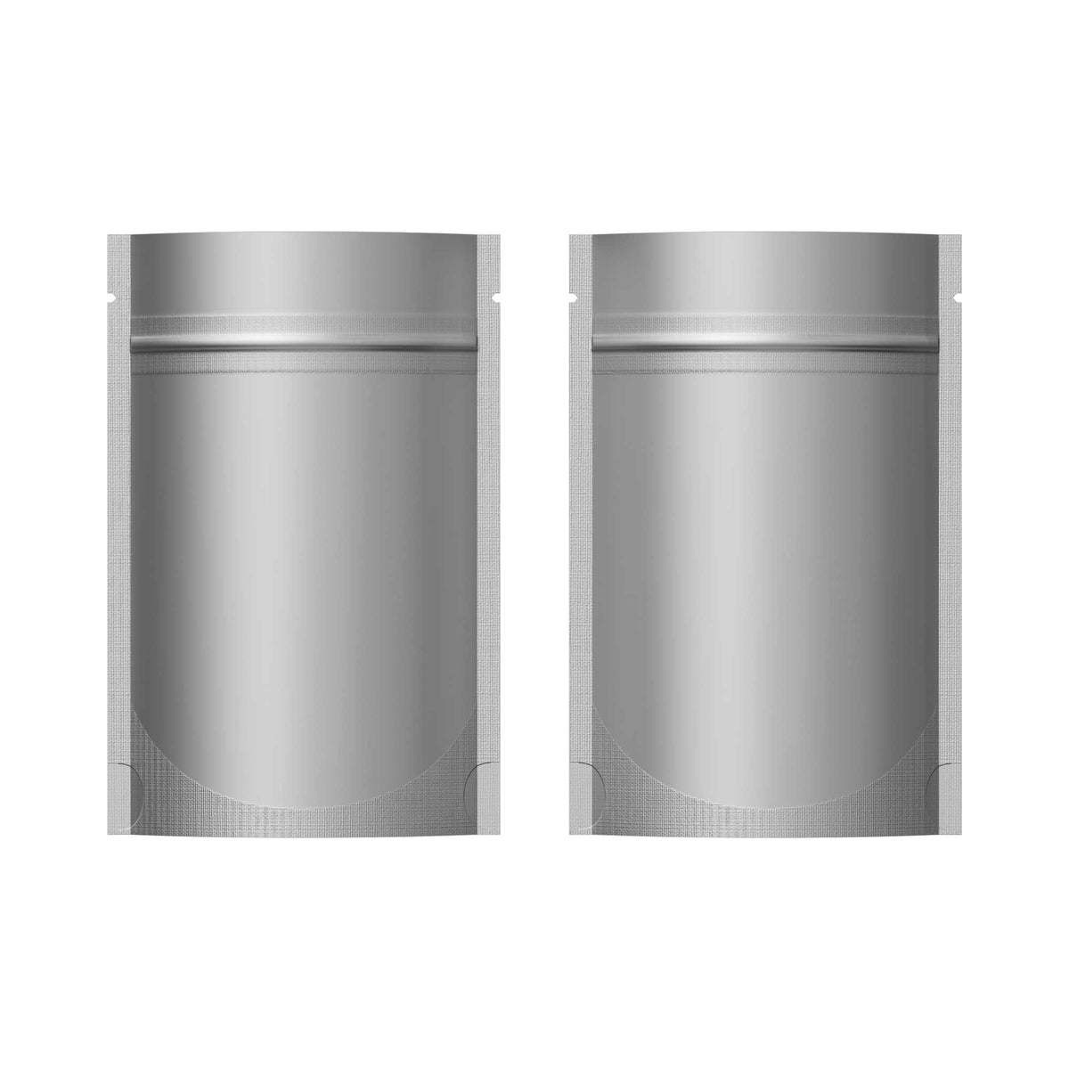 Customizable Double-Sided Matte Mylar Stand Up Zipper Seal Bags (Basic Printing)