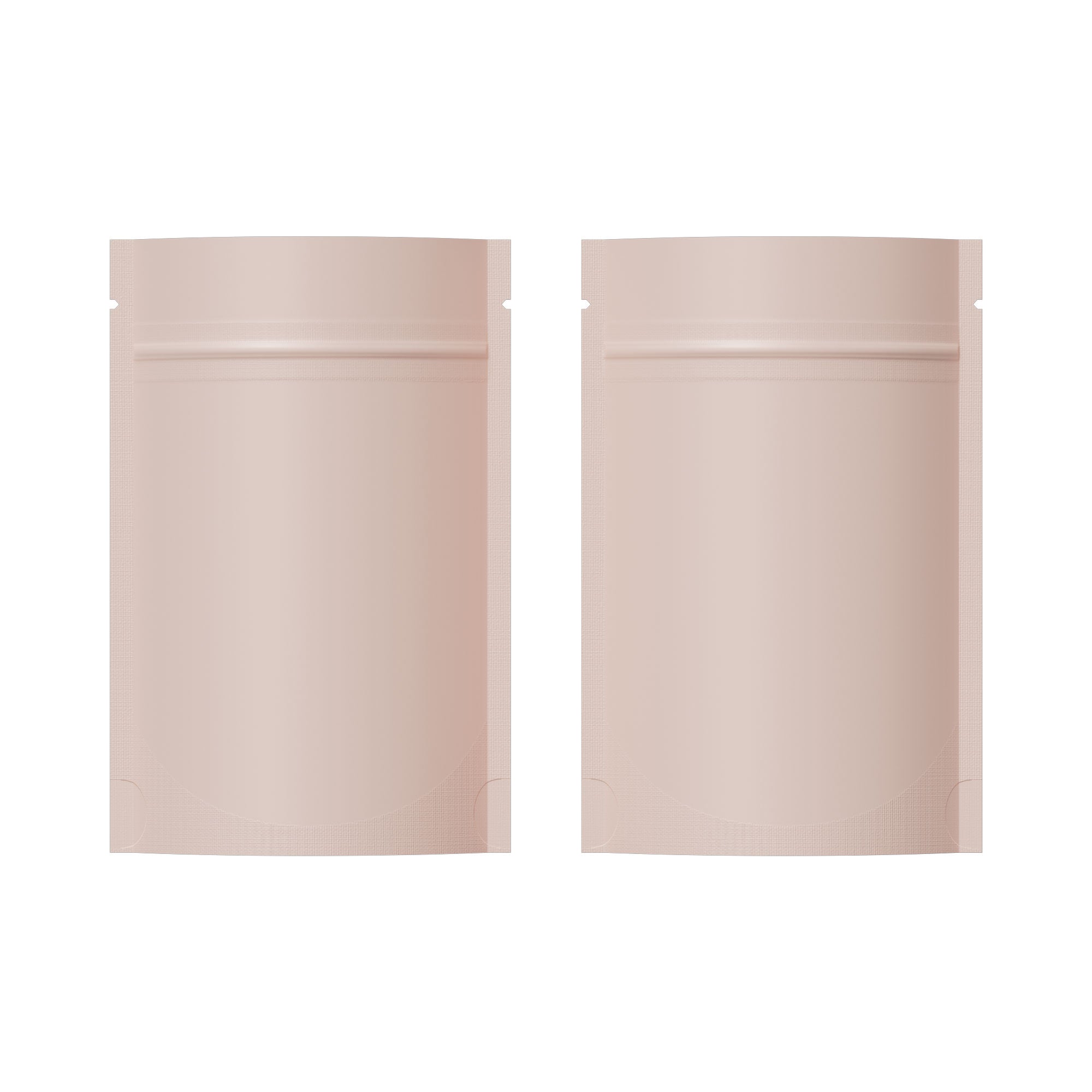 Customizable Double-Sided Matte Mylar Stand Up Zipper Seal Bags (Basic Printing)