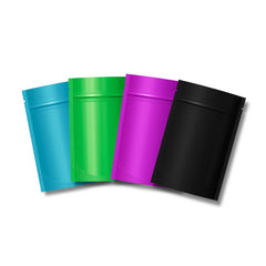 Customizable Double-Sided Matte Mylar Stand Up Zipper Seal Bags (Basic Printing)