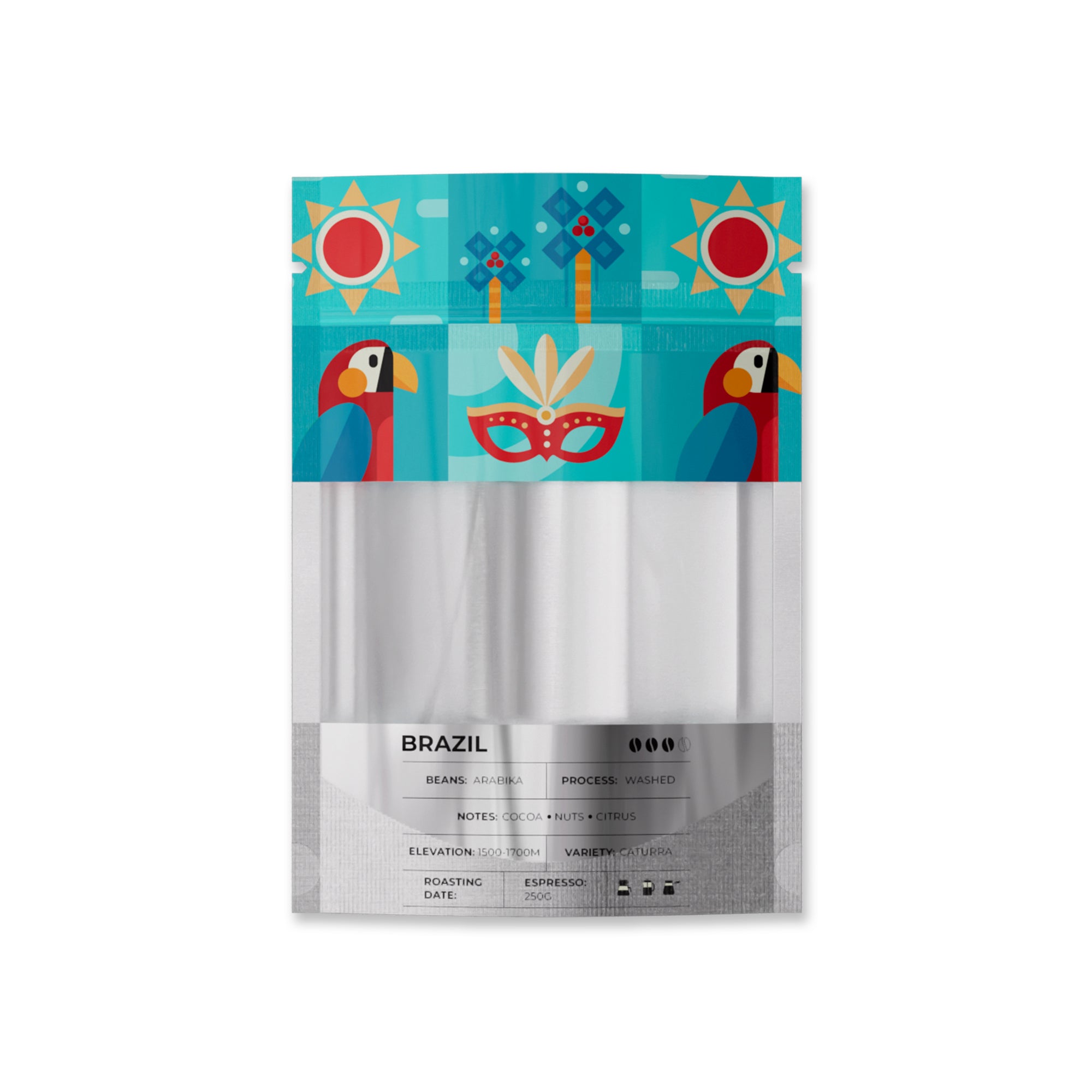 Customizable Glossy Metallic Foil with Transparent Window Stand Up Zipper Seal Bags (Full Customization)