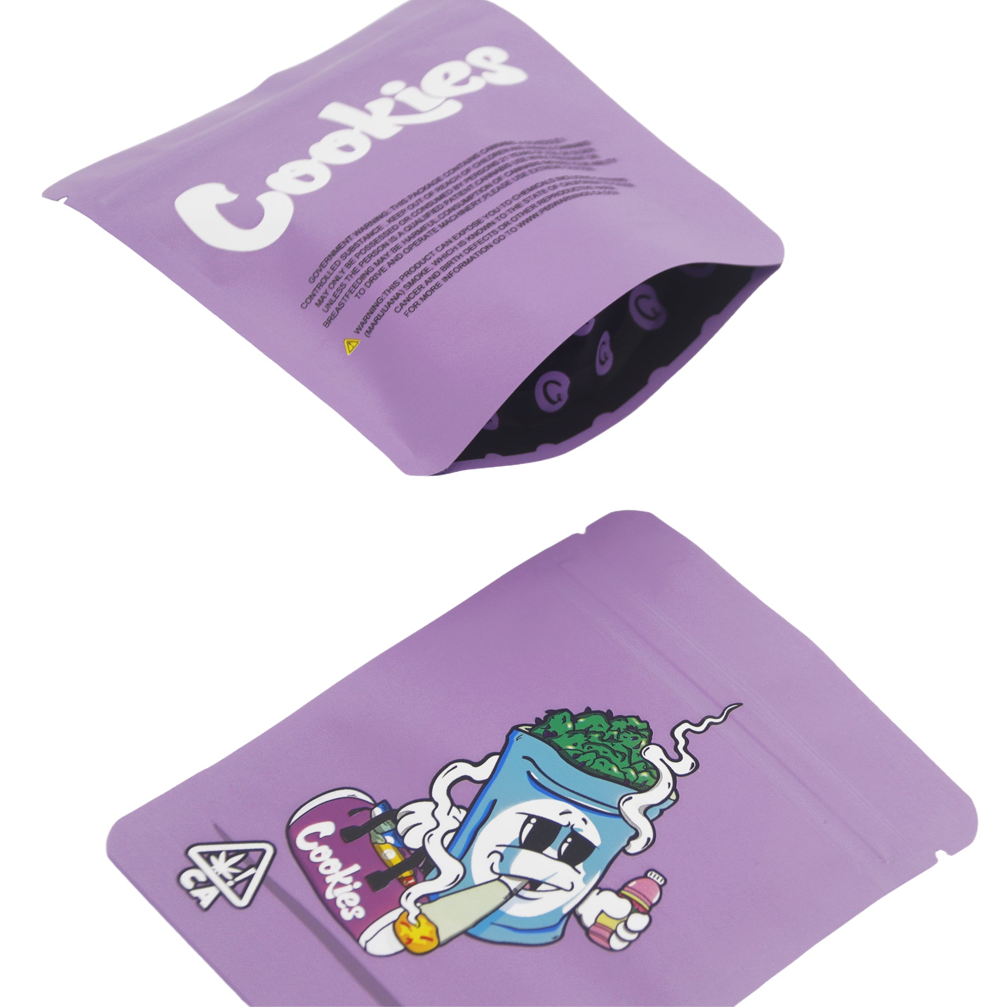 Mixed Four Dessert Theme Smell Proof Metallic Foil Stand Strong® Bags