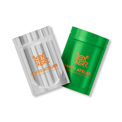 Customizable Single Side Matte Color Metallic Mylar Stand Up Zipper Seal Bags (Basic Printing)