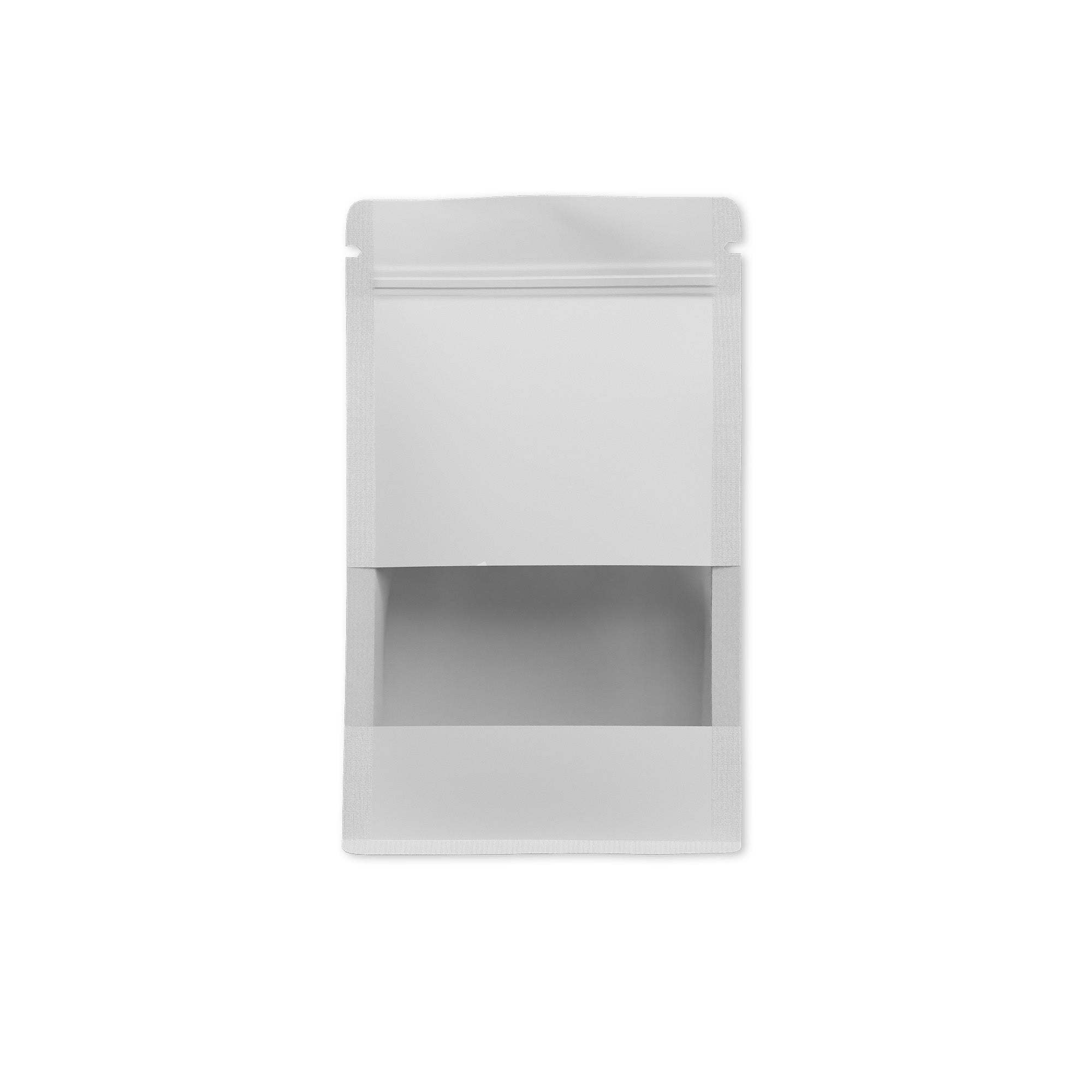 Customizable Kraft Paper Side Gusset with Translucent Window Stand Up Zipper Seal Bags (Full Customization)