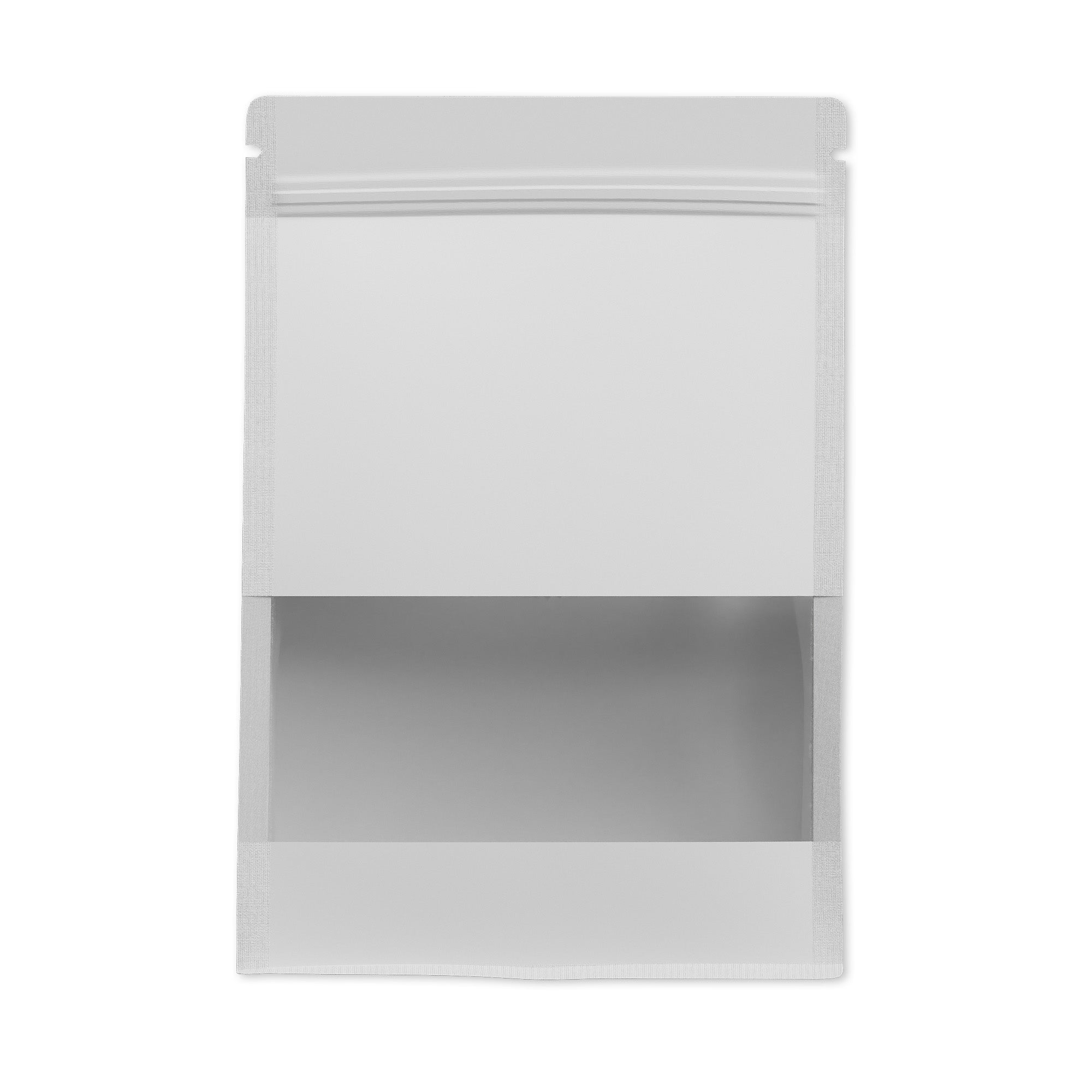 Customizable Kraft Paper Side Gusset with Translucent Window Stand Up Zipper Seal Bags (Full Customization)