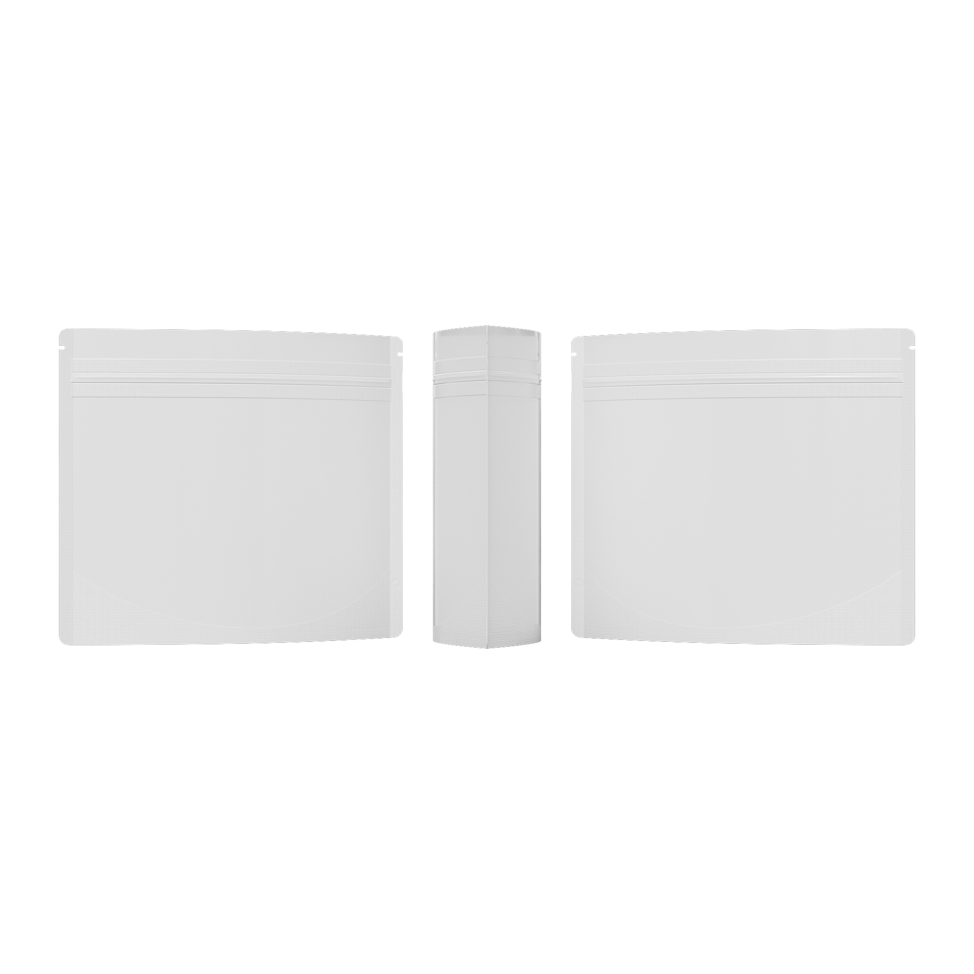 Glossy Horizontal Stand Strong® Bags with Rounded Corners