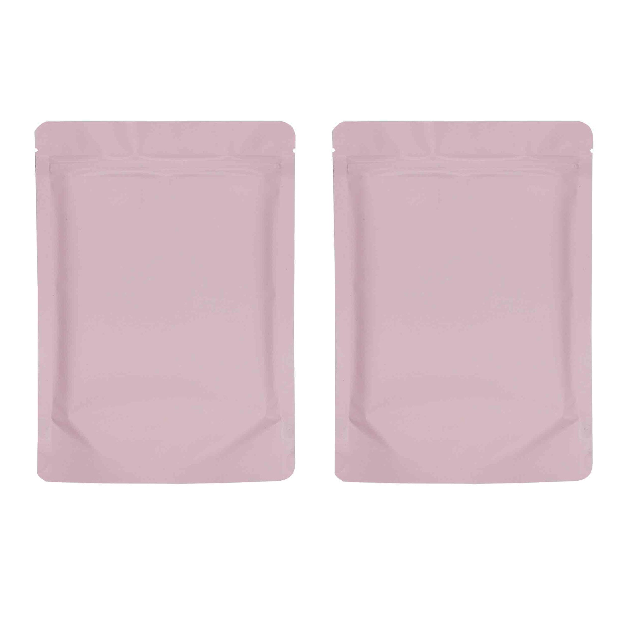 Matte Metalized Foil Stand Strong® Packaging Zip Bags with Rounded Corners