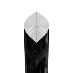 Double-Sided Glossy Mirror Black Mylar Stand Strong® Bags with Rounded Corners