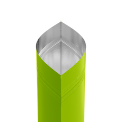 Matte Pistachio Green Metalized Foil Stand Strong® Packaging Bags with Rounded Corners