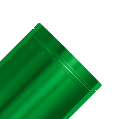 Matte Sea Green Mylar Stand Strong® Bags with Rounded Corners