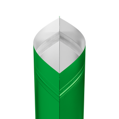 Matte Sea Green Mylar Stand Strong® Bags with Rounded Corners
