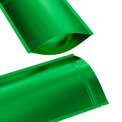 Matte Sea Green Mylar Stand Strong® Bags with Rounded Corners