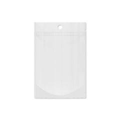 Customizable Single Side Glossy Color Metallic Mylar Stand Up Zipper Seal Bags with Round Hang-Hole (Full Customization)