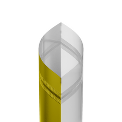 Matte Half Chardonnay Gold Metallic Mylar Stand Strong® Bags with Rounded Corners