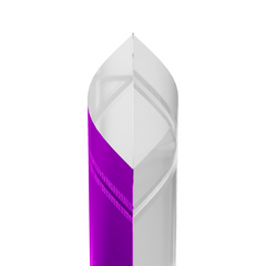 Matte Half Lavender Metallic Mylar Stand Strong® Bags with Rounded Corners