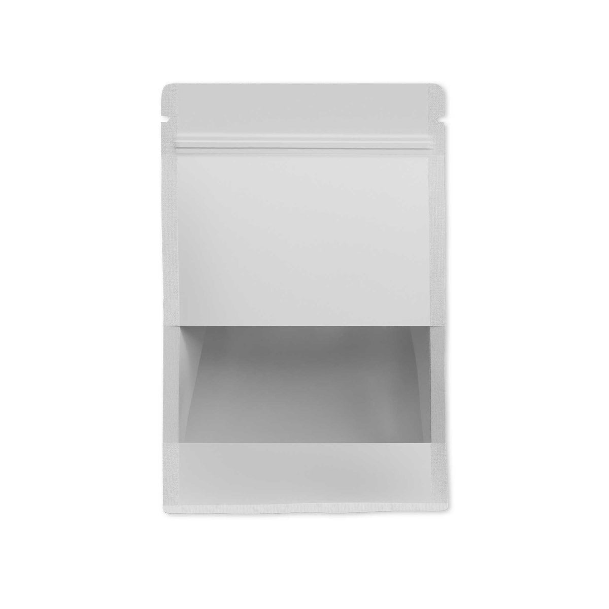 Customizable Kraft Paper Side Gusset with Translucent Window Stand Up Zipper Seal Bags (Full Customization)