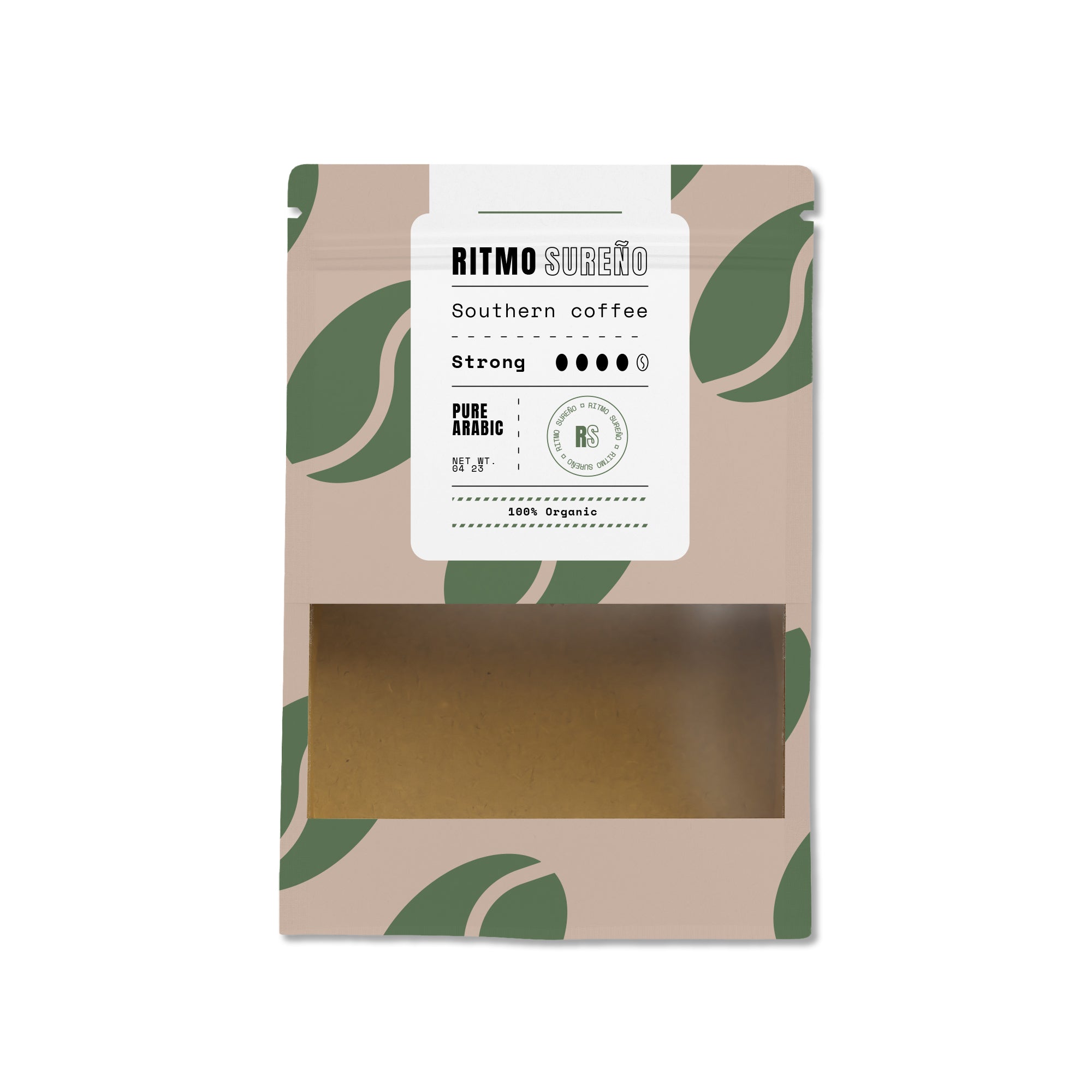 Customizable Kraft Paper Side Gusset with Translucent Window Stand Up Zipper Seal Bags (Full Customization)