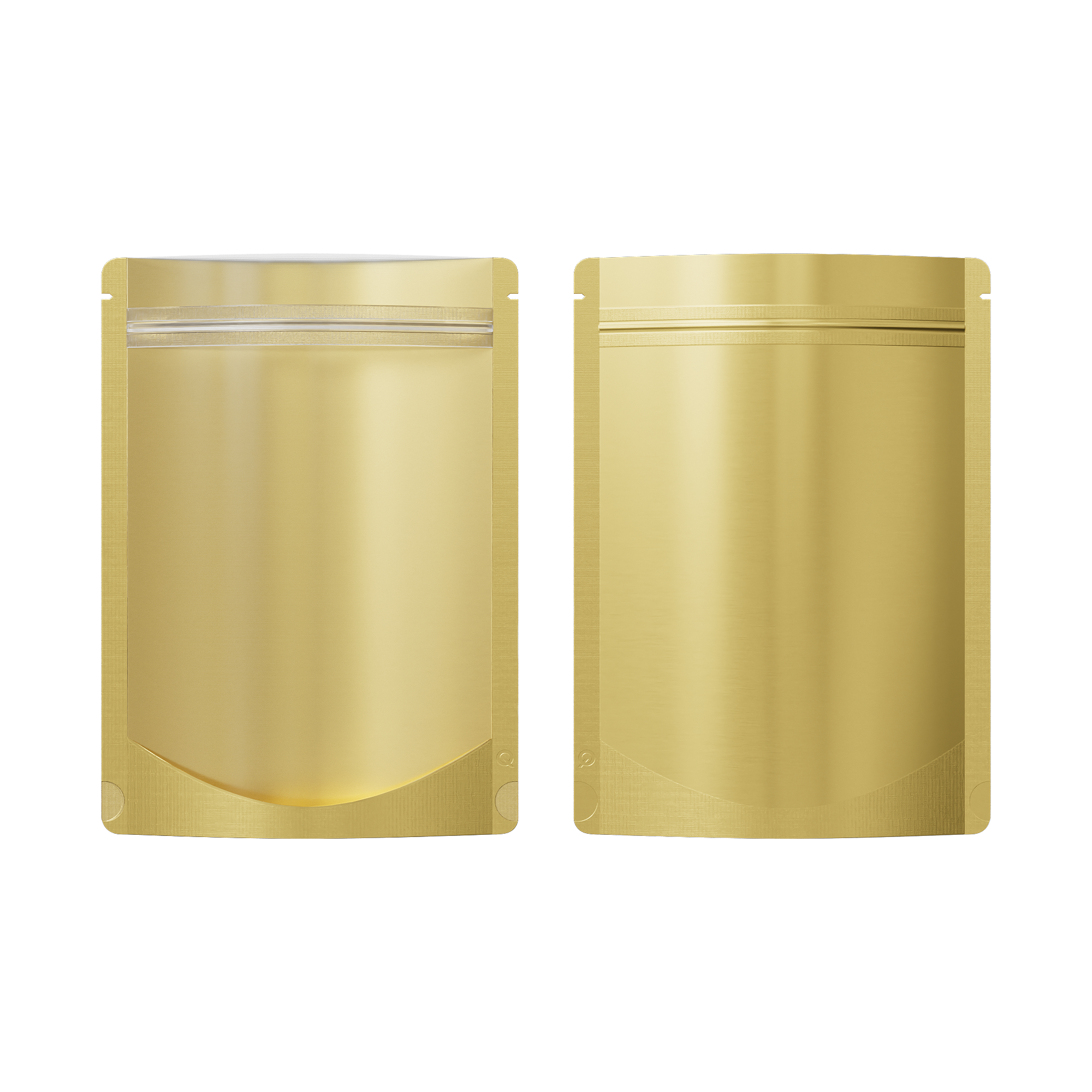 Matte Translucent Color Plastic Stand Strong® Bags with Rounded Corners