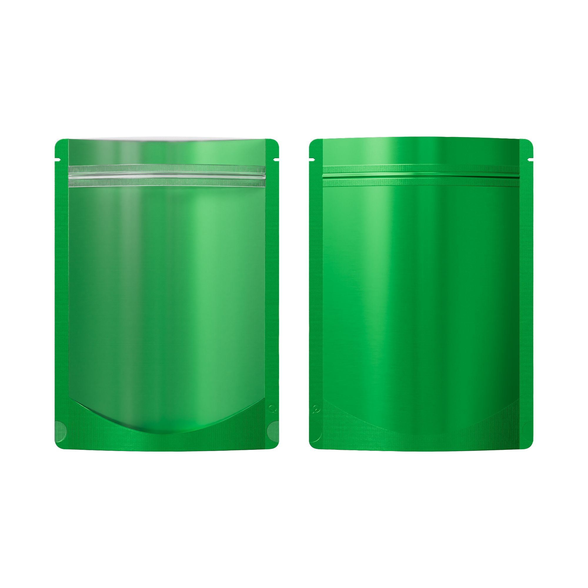 Matte Translucent Color Plastic Stand Strong® Bags with Rounded Corners