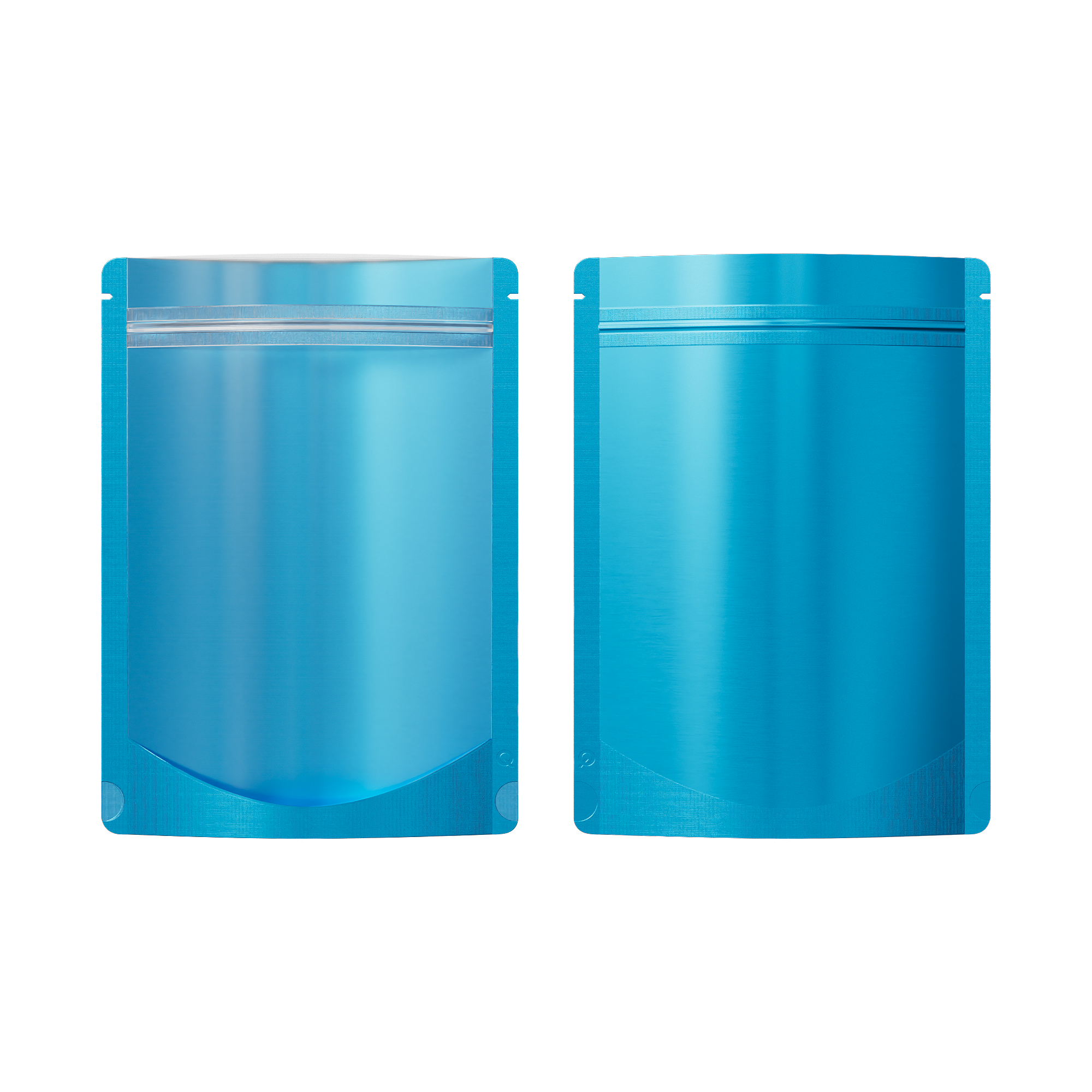 Matte Translucent Color Plastic Stand Strong® Bags with Rounded Corners