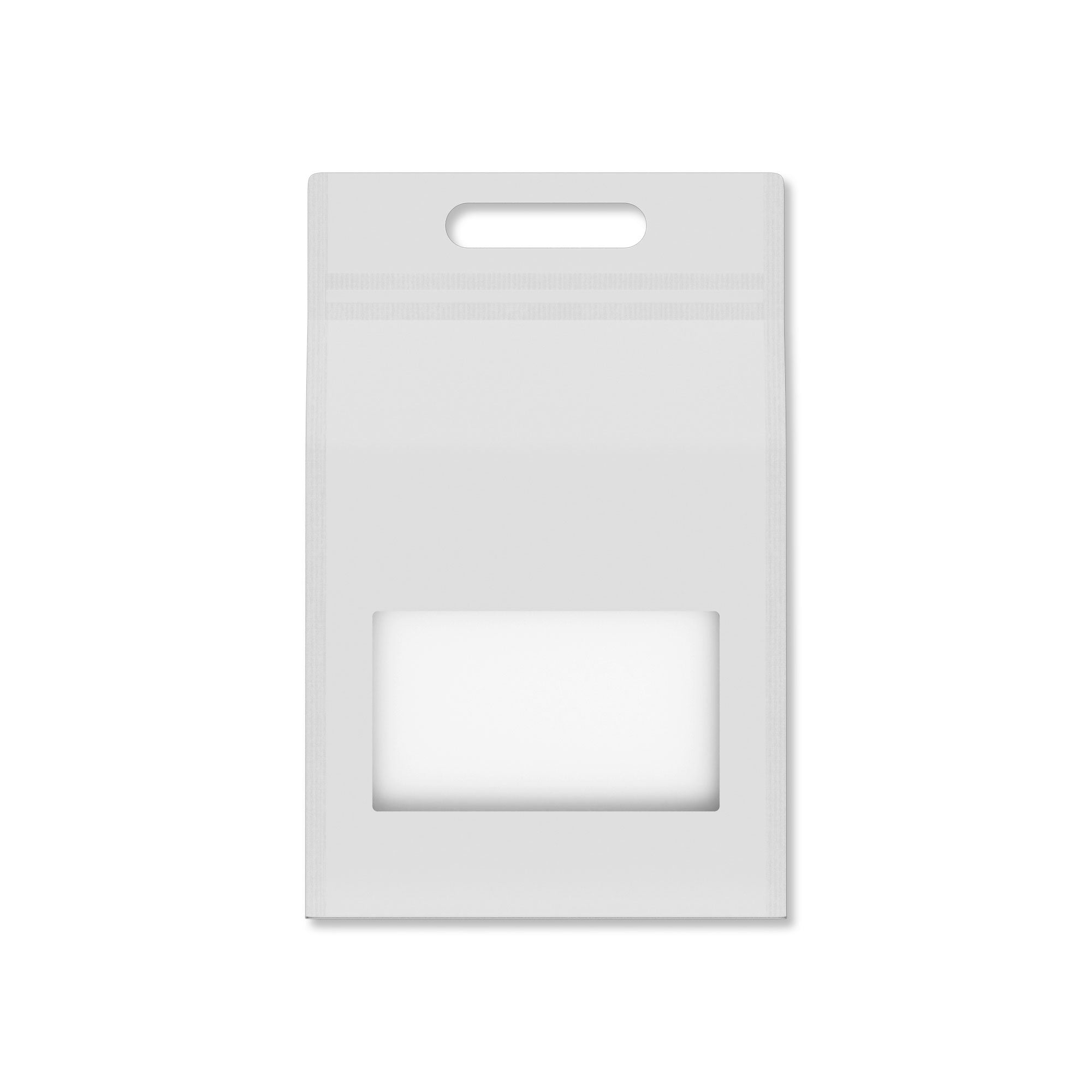 Customizable Smooth Matte Colored Side Gusset Stand Up Zipper Seal Bags with Die Cut Handles (Full Customization)
