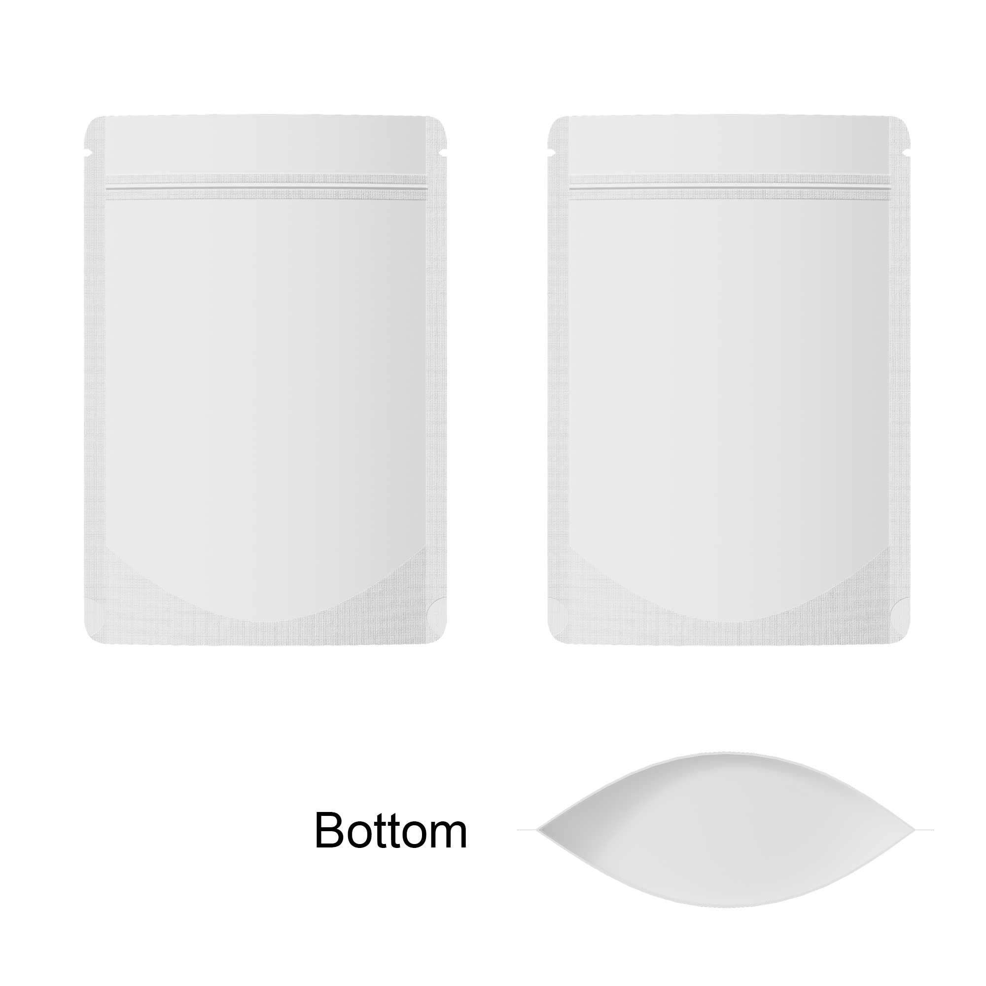 Customizable Diamond Holographic Stand Up Zipper Seal Packaging Bags (Full Customization)