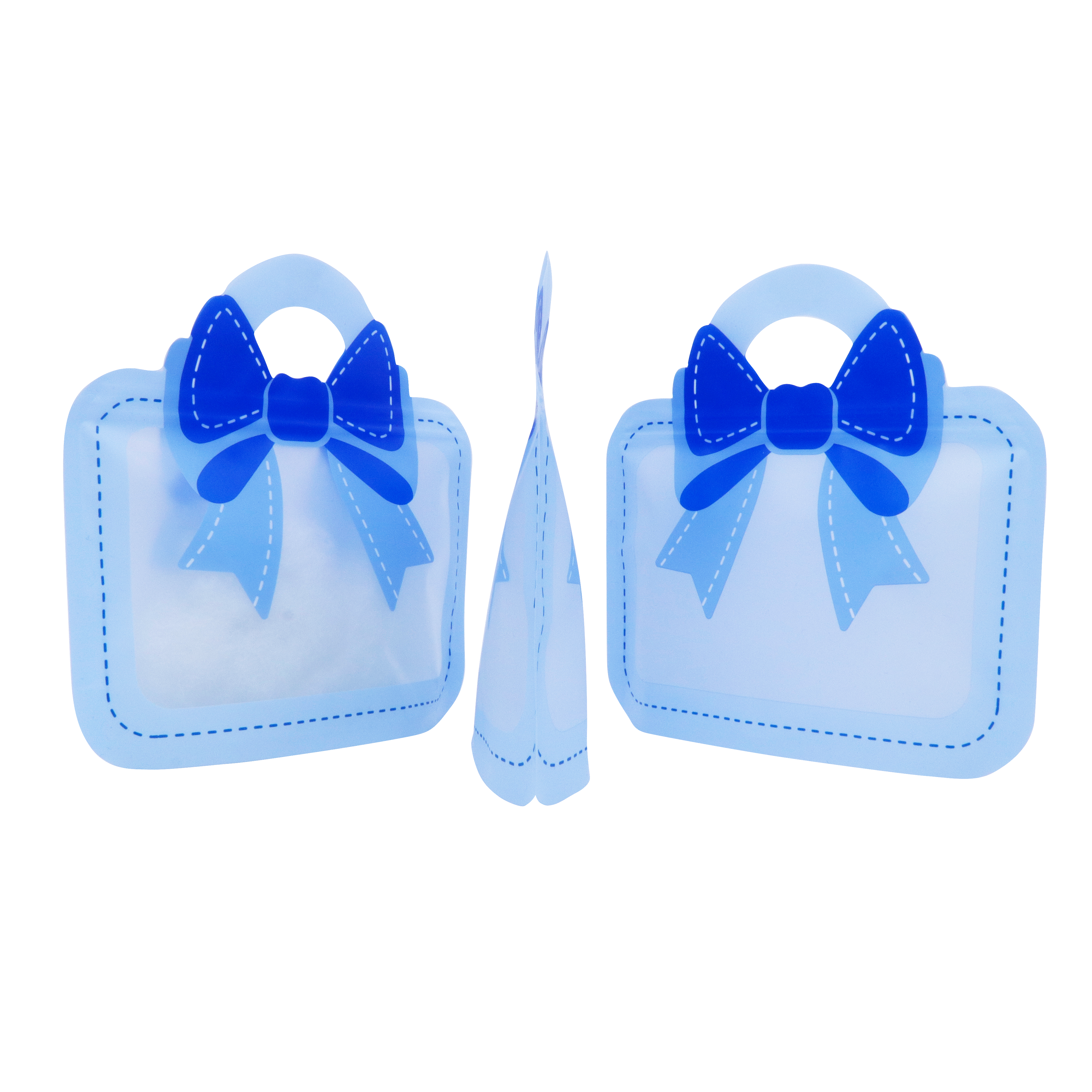 Handbag Designed Glossy Stand Strong® Bags with Clear Window