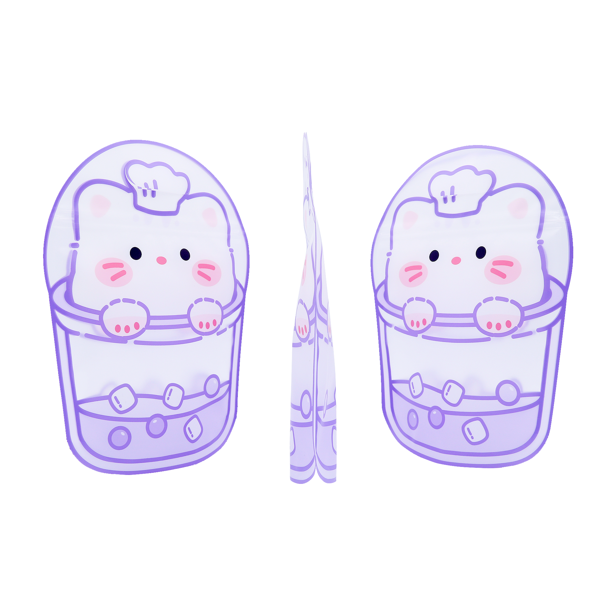 Dragon, Cat, Duckling, Rabbit Print Designs Polyethylene Stand Strong® Bags with Carrying Handle