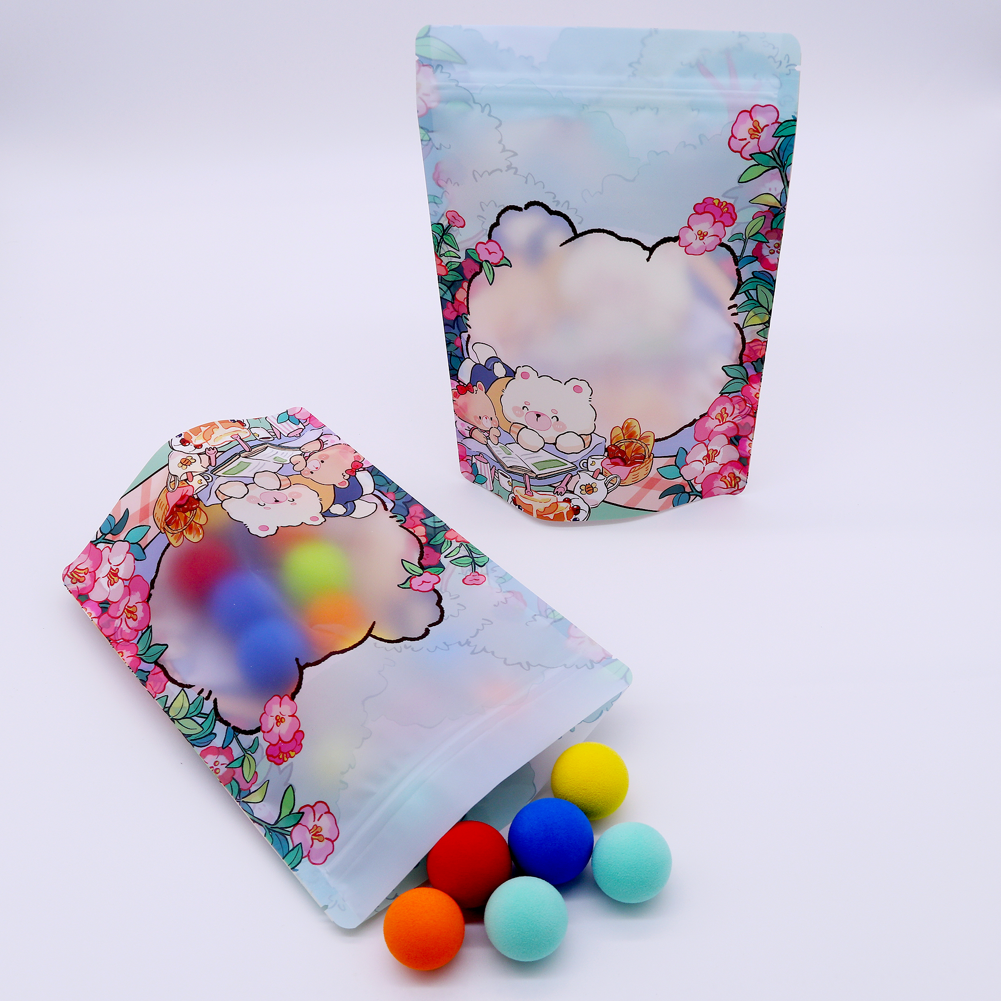 Assorted Bear Lifestyle Design Stand Strong® Bags with Translucent Window