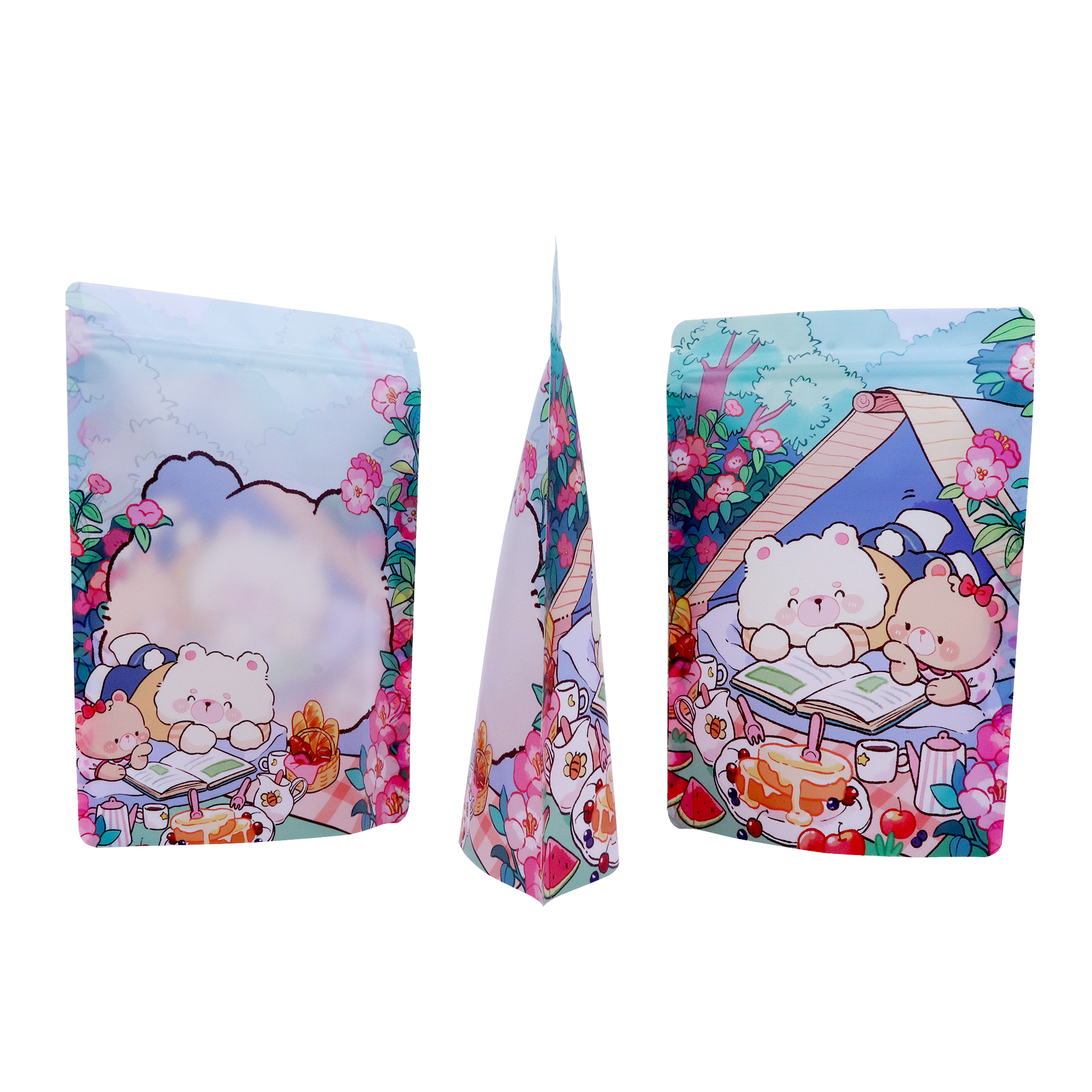 Assorted Bear Lifestyle Design Stand Strong® Bags with Translucent Window