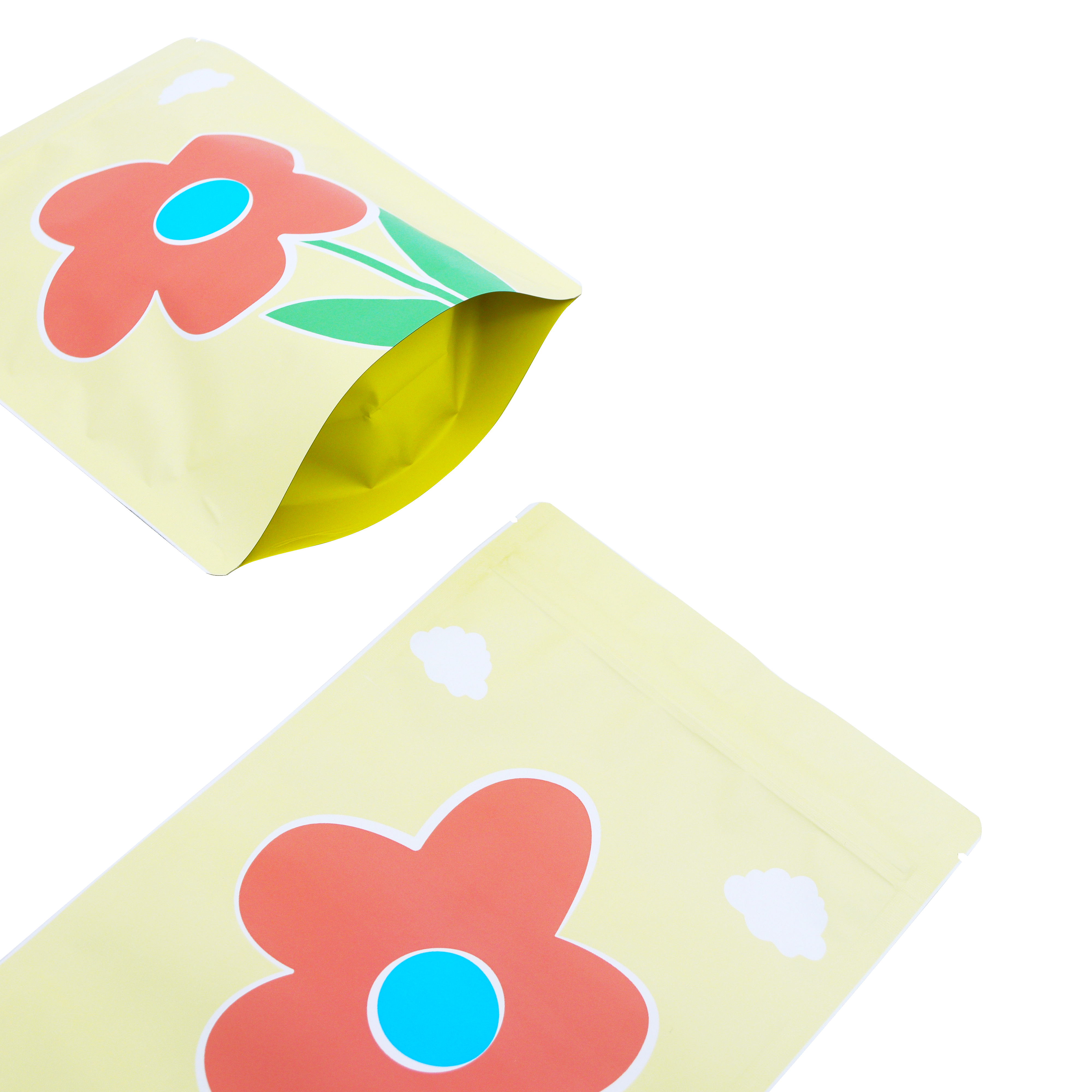 Flower Garden Designs Metallized Mylar Stand Strong® Bags