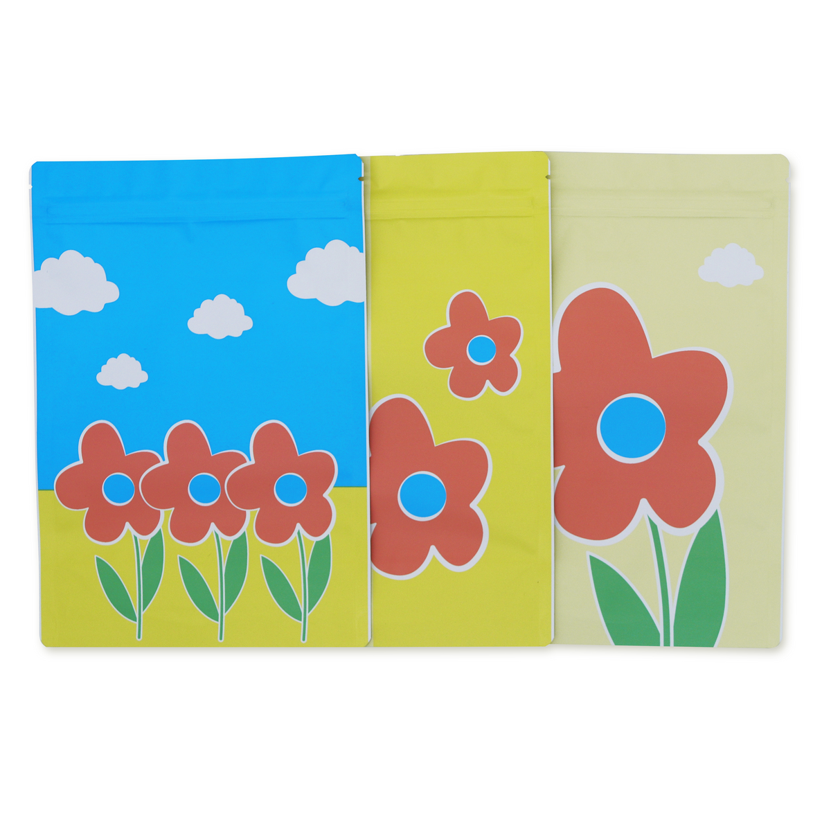 Flower Garden Designs Metallized Mylar Stand Strong® Bags