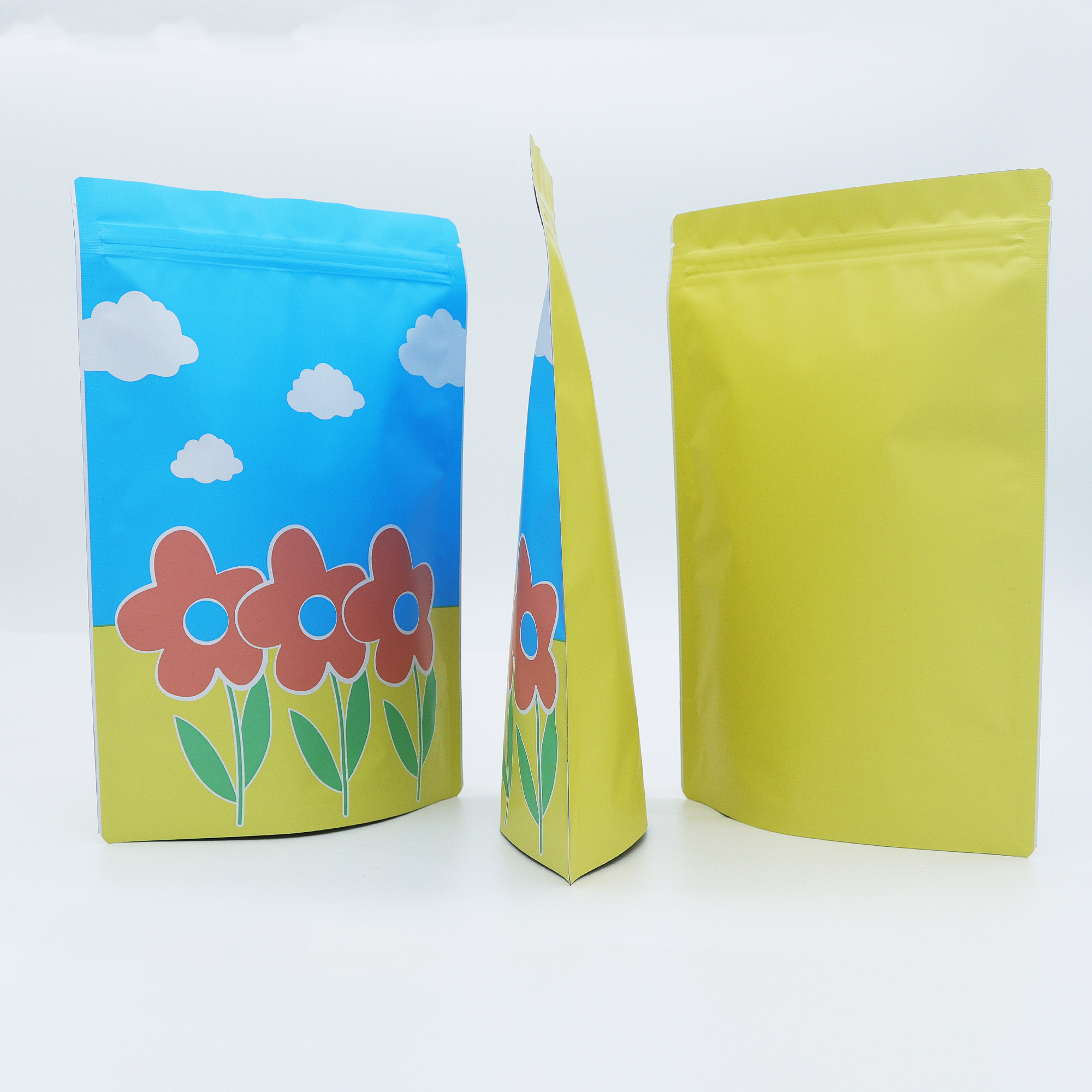 Flower Garden Designs Metallized Mylar Stand Strong® Bags